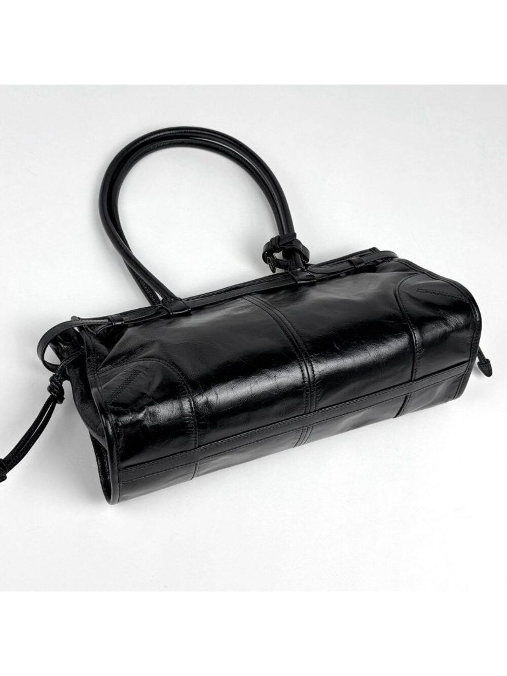 Prada Handbag 2-Way Leather Nero - Picture 2 of 10